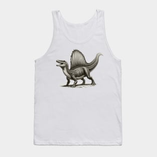 Black and White Dinosaur Tank Top